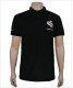 Good Quality Black Polo Shirt with Customized Logo