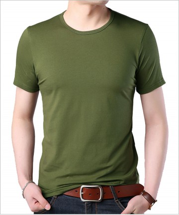 95% Cotton 5% Spandex Casual Men's T-shirt