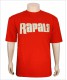 Red Color Men's T-shirt with Custom Logo Printing