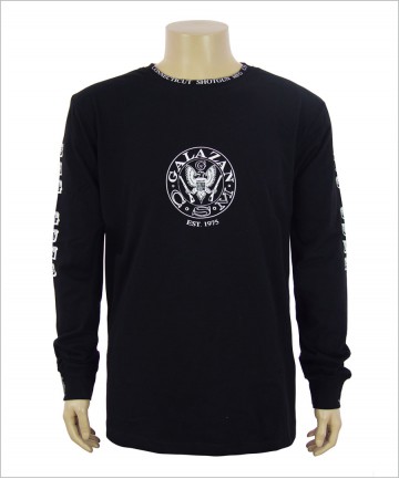 Long sleeves Black T shirt with customized printing
