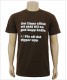Brown Round Neck T-shirt with Custom Printing