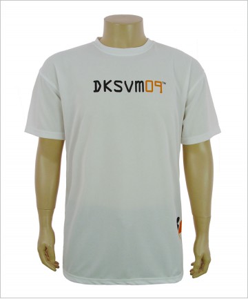 Plain White T-shirt with Customized Logo Printing