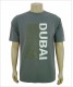 Grey Men's T-shirt 180GSM 100% Cotton with Customized Logo Printing