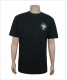Solid Black T-shirt with Customized Logo Printing