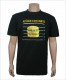 Black Advertising T-shirt with Customized printing