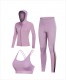 3PCS Yoga Suits Sets Yoga Suits Training Clothing Sportswear Women Exercising Garments Comfortable Sportswear