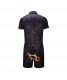 Lion Printing Short Mens Jumpsuits Pyjamas Fashion Pajamas Men's Sleepwear Short Sleeves Jumpsuit for Male  Adult Onesie