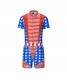 US Flag Printing Short Mens Jumpsuits Pyjamas Fashion Pajamas Men's Sleepwear Short Sleeves Jumpsuit for Male  Adult Onesie Star Stripes Pattern Romper